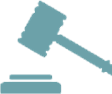 Hammer and gavel icon